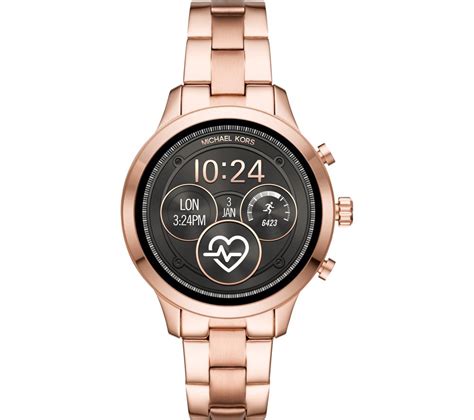 michael kors access runway mkt5046 smartwatch rose gold|Ladies' Michael Kors Access Runway Touchscreen Rose Gold .